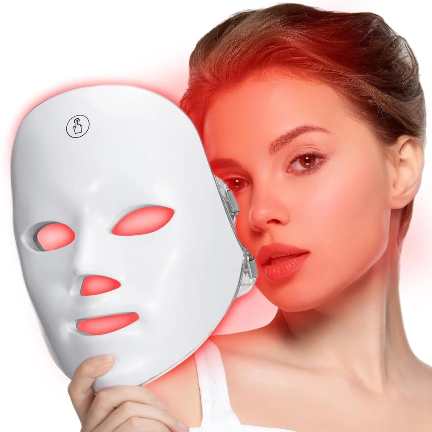Skin Recovery Wireless Face Mask Rechargeable Portable for Travel and Home Use