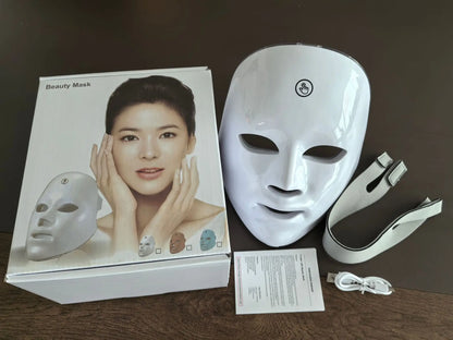 Skin Recovery Wireless Face Mask Rechargeable Portable for Travel and Home Use