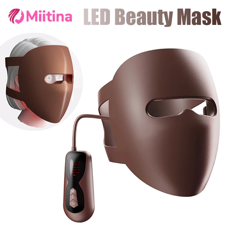 REVORA Lift LED Therapy Mask — Professional-Grade Red Light for Jawline, Firmness & Glow