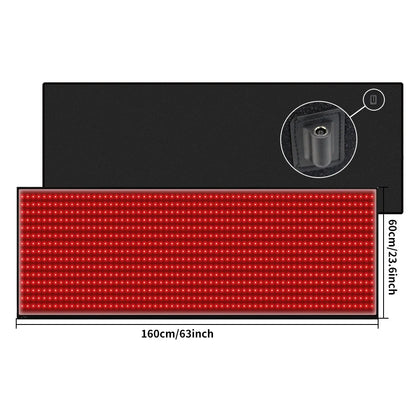 Red Light Mat Full Body 63" x 23.6" 945pcs LEDs 660nm and 850nm Red Light Blanket Whole Body LED Light Relax Pad